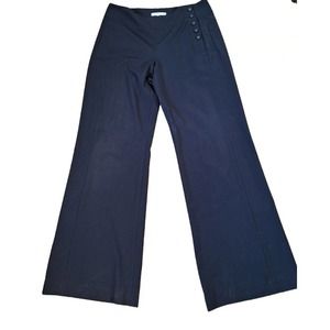 CAbi Black Wide-Leg Pants